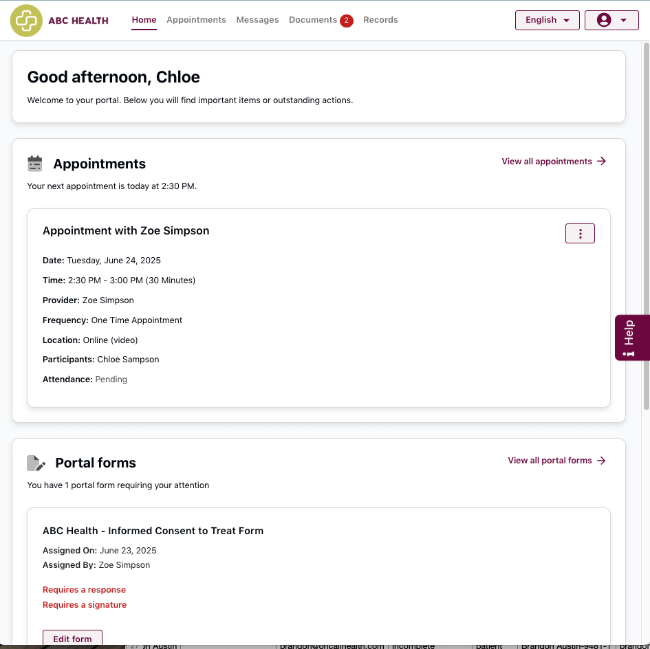client portal desktop